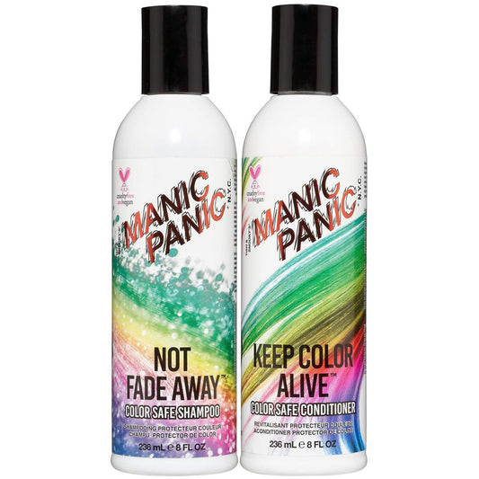 MANIC PANIC Shampoo & Conditioner Set for Color Treated Hair - Extend Color, Moisturize & Volumize - Repair Damaged Hair & Prevent Tangling - Sulfate