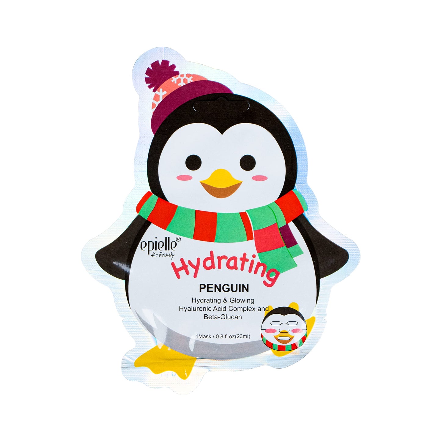 Epielle Christmas Holiday Sheet Mask Set 12pk – Fun Santa, Reindeer, Snowman & More | Stocking Stuffers, Spa Party Favors & Gift Ideas