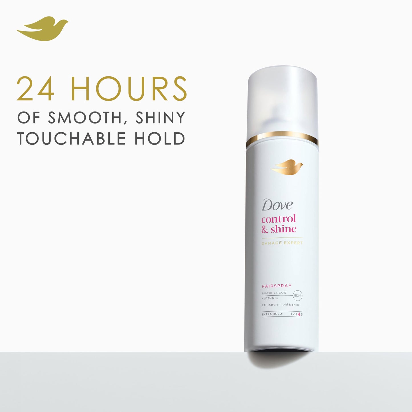 Dove Style + Care Hairspray Strength Shine Extra Hold, 7 Ounce