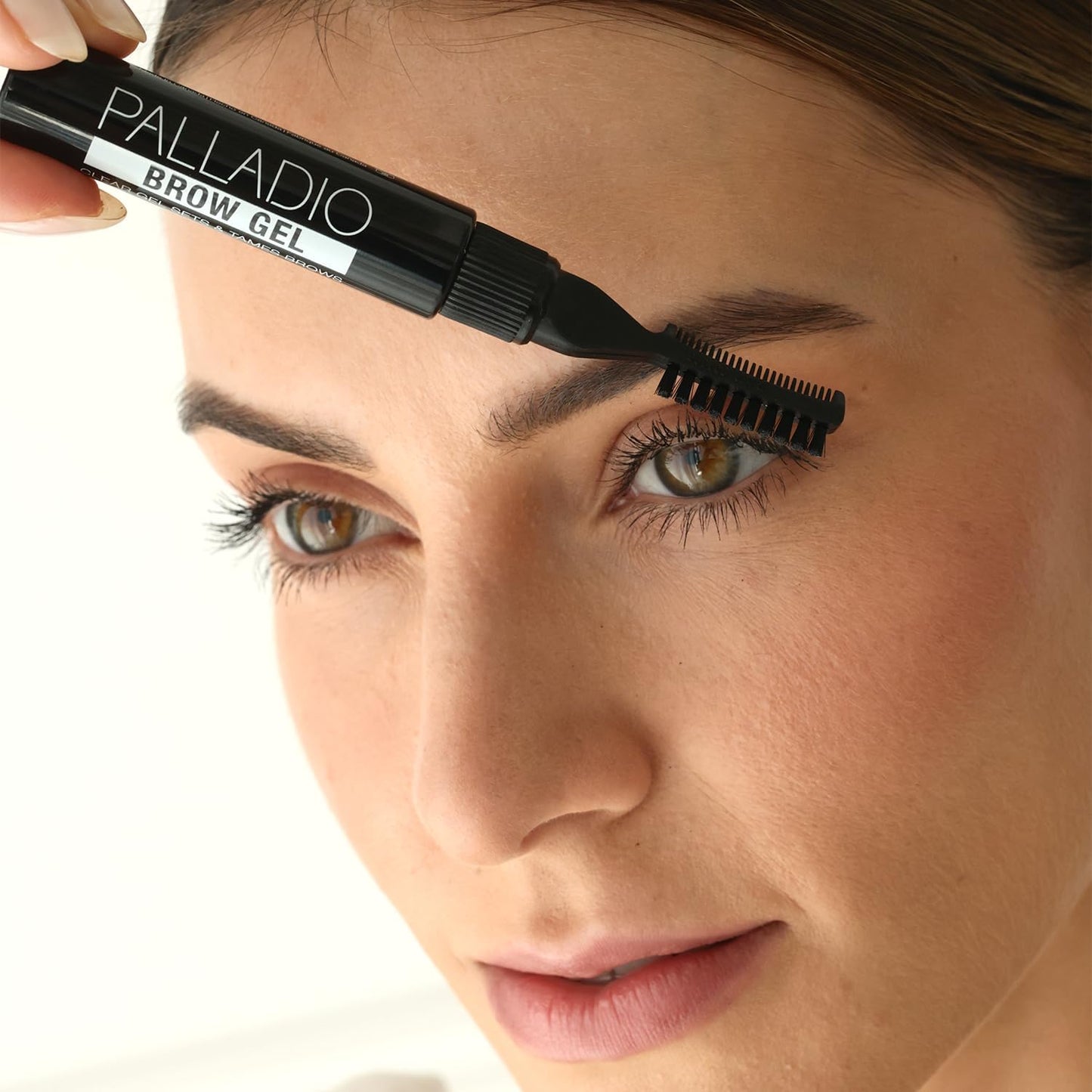 Palladio Brow Styler Clear Brow Gel, Innovative Formula, Holds and Grooms Brows, Brow Setter, Natural Look, Lightweight, Multi-Purpose Conditioning