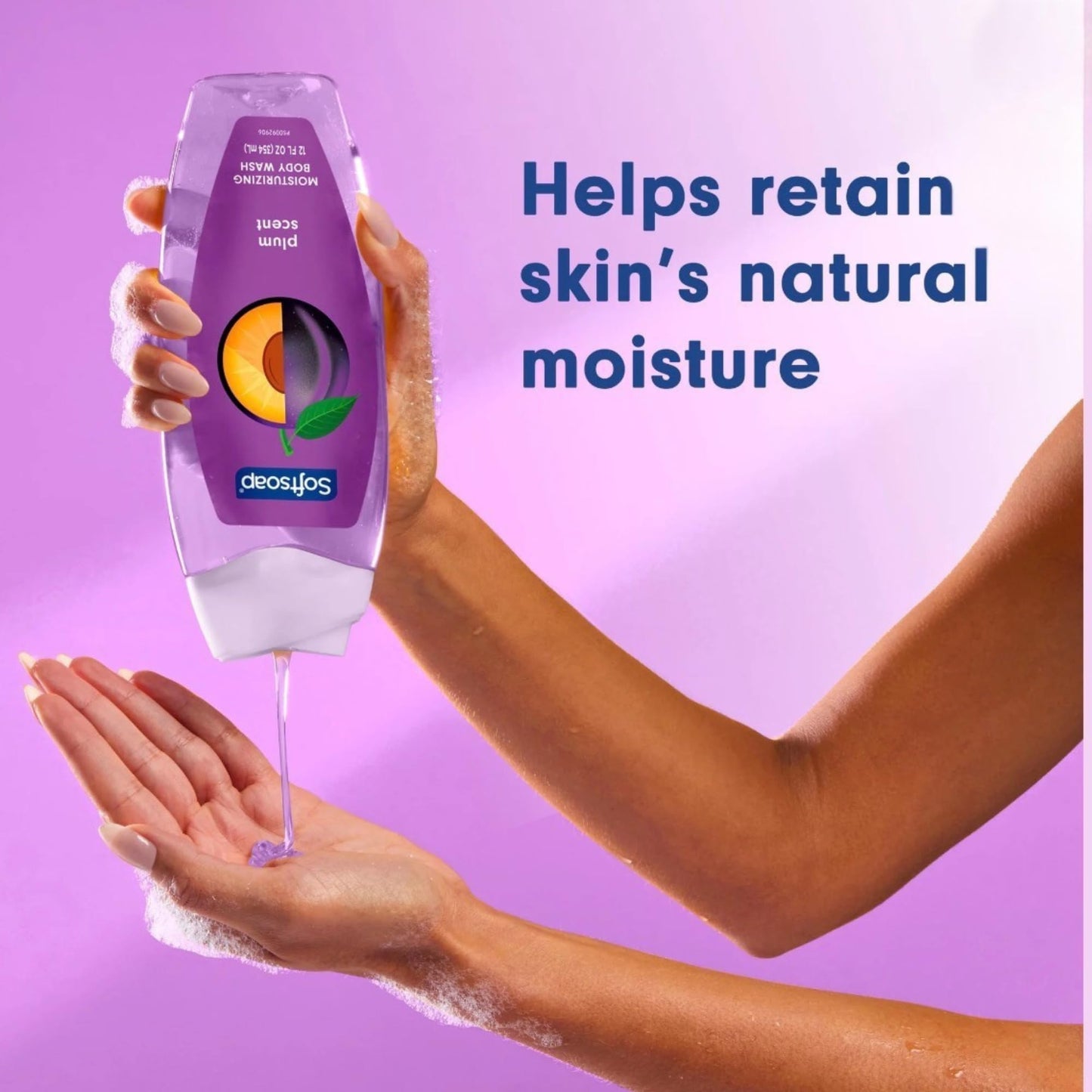 Softsoap Limited Edition Summer Scented Moisturizing Body Wash, Plum and Orange Blossom, 12 oz Each, 2 Pack