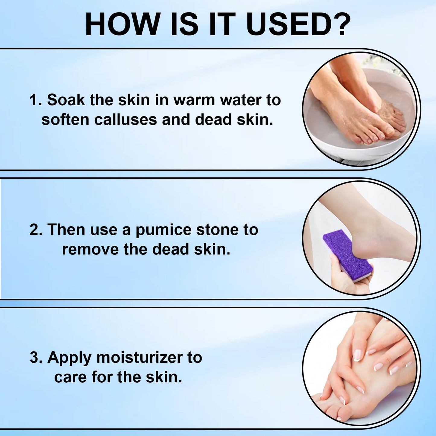 lenpestia Foot Pumice Stone 2 Pack Pedicure Stone for Feet Pumice Sponge for Feet Callus Remover and Scrubber Double Sided Pedicure Foot Pumice Stone Beauty and Personal Care lenpestia