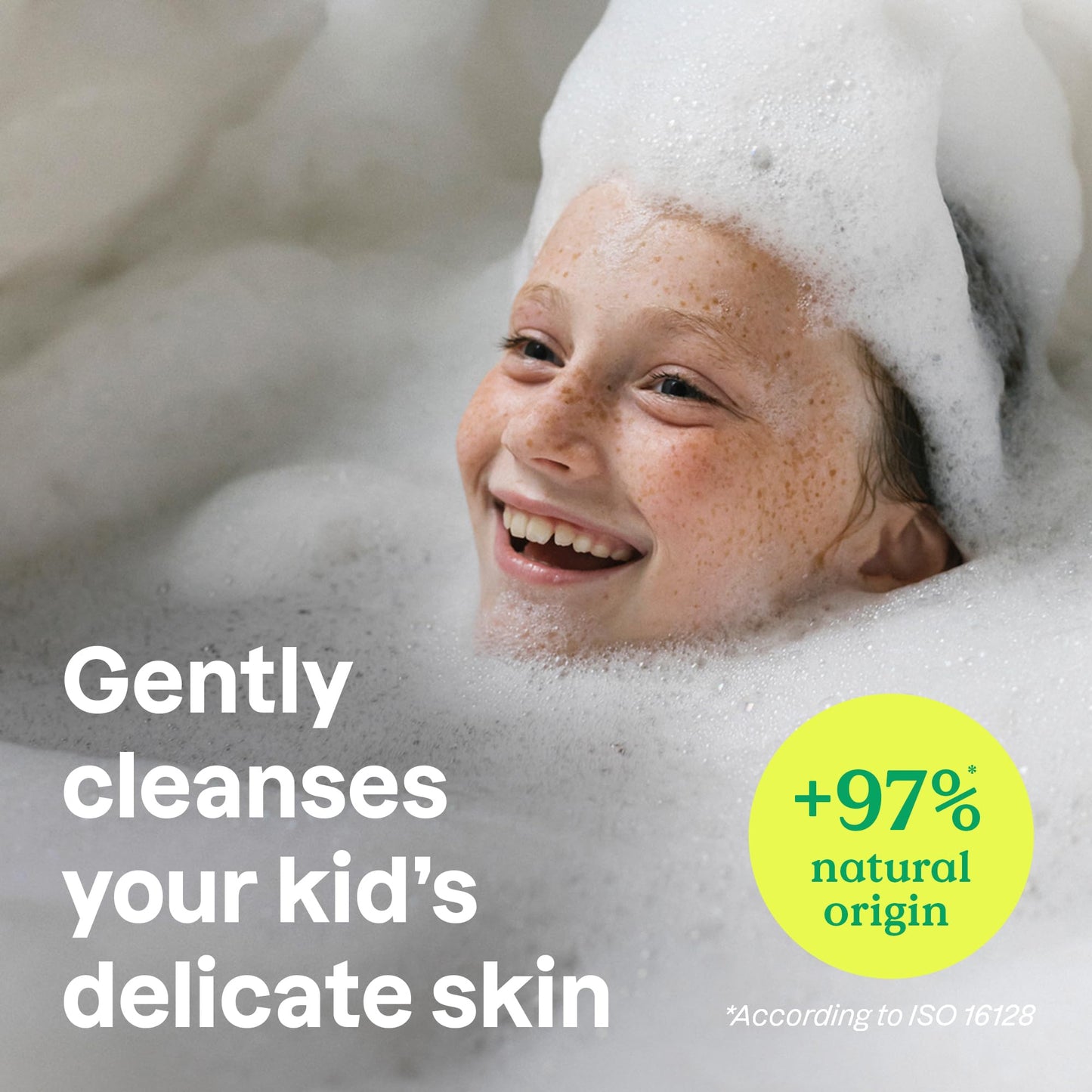 Attitude Bubble Wash for Kids, Hair Shampoo and Body Soap, EWG Verified, Plant- and Mineral-Based, Vegan, Blueberry, 16 Fl Oz Beauty and Personal Care BIO SPECTRA ATTITUDE