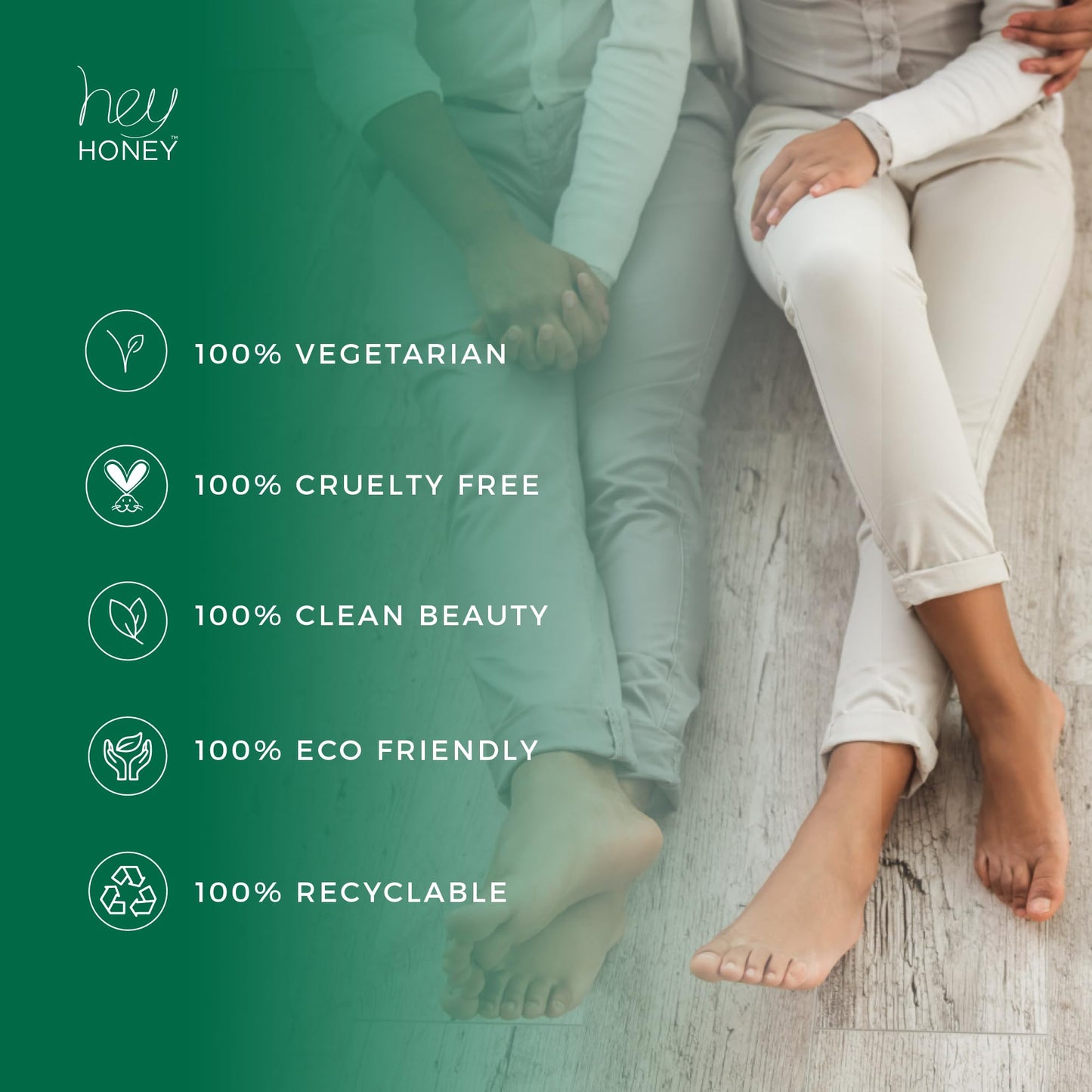 Hey Honey Walk the Walk Propolis Foot & Heel Cream for Dry, Cracked Feet | 72-Hour Hydration, Callus Remover & Odor-Fighting Moisturizer with Honey