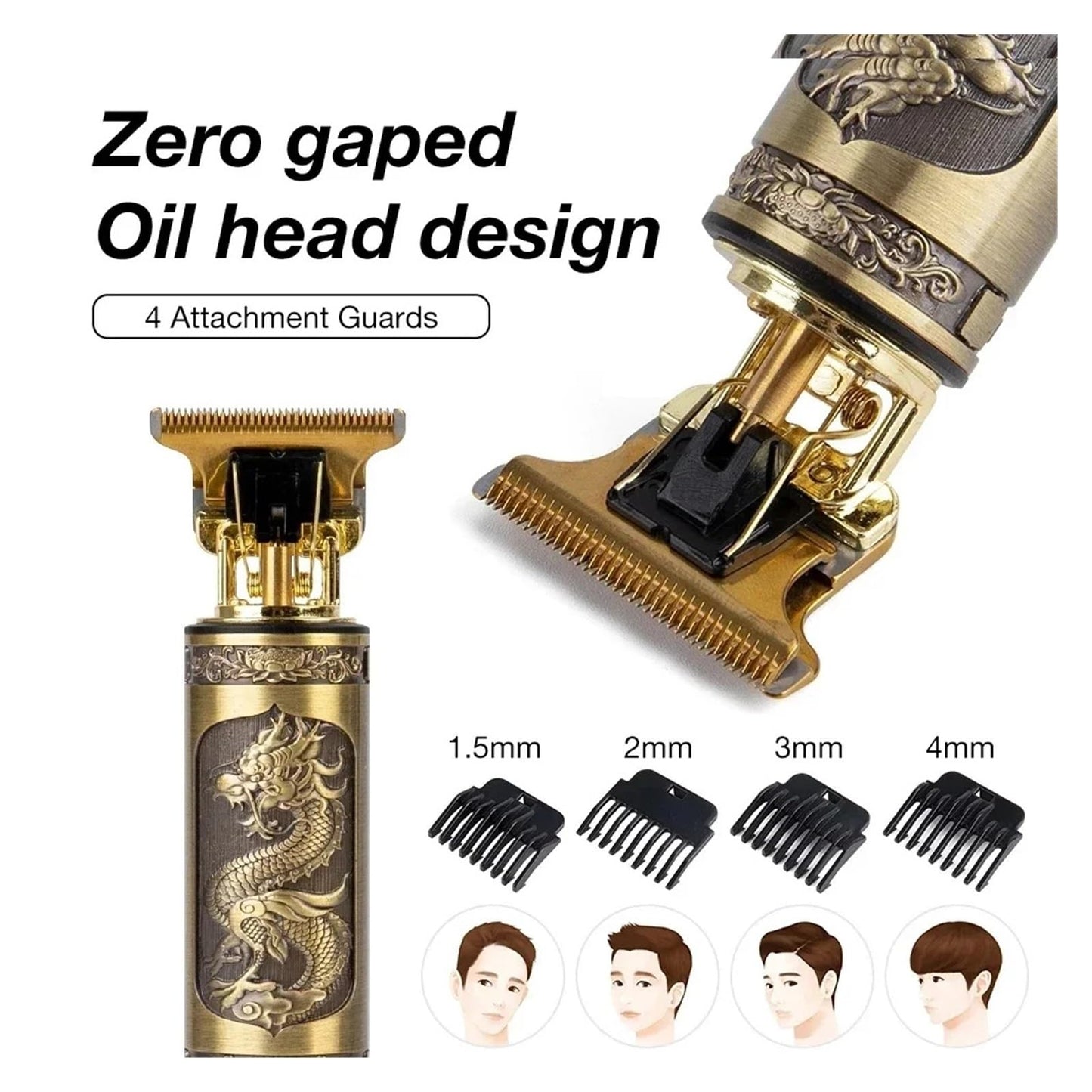 Razors Professional Hair Trimmer Rechargeable Hair Cutting Machine for Men LCD Vintage Hair Beard Trimmer Electric Clippers Barber(Buddha) Beauty and Personal Care EWKYLSEM