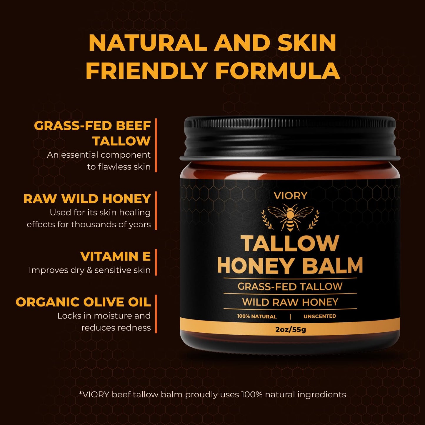 VIORY Tallow Balm X4 Beauty and Personal Care VIORY