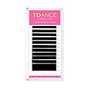 TDANCE Lash Extension Matte Black Eyelash Extension C CC D DD J B L Curl Volume & Classic Lash Extensions 0.03-0.18mm Thickness Professional Salon