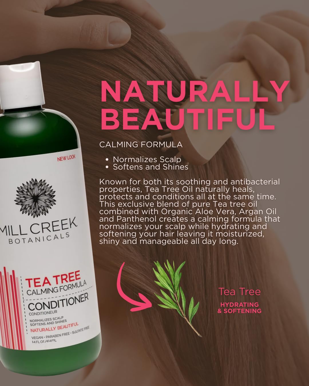 Mill Creek Tea Tree Conditioner (Natural & Organic!) - 14 fl. oz.