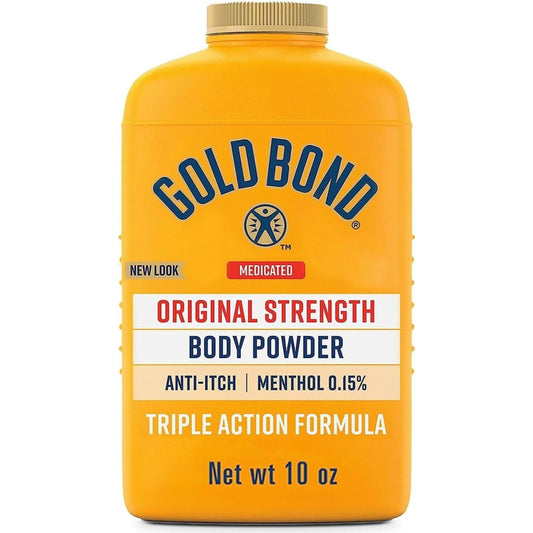Gold Bond Med Pwdr Size 10z Gold Bond Medicated Powder Triple Action Relief Beauty & Personal Care Gold Bond