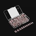 Apres Neutrals Gel-X Mia Box Of Press On Nails, 11 Sizes 00-9, Soft Gel Nail Tip Box (150pcs) (Natural Square Short, 150pcs) Beauty & Personal Care APRÉS