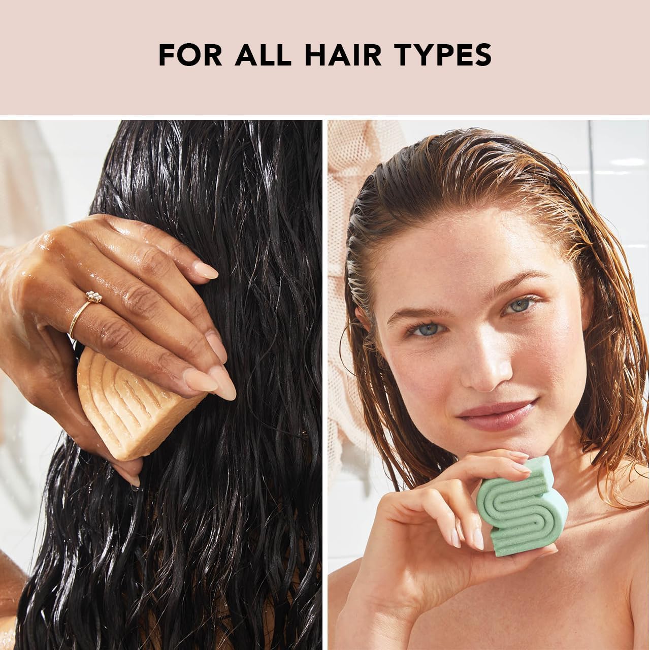 Kitsch Tea Tree Shampoo & Coconut Oil Conditioner Bar - Shampoo and Conditioner Set - Clarifying Bar Soap for Greasy Hair & Deep Moisturizing