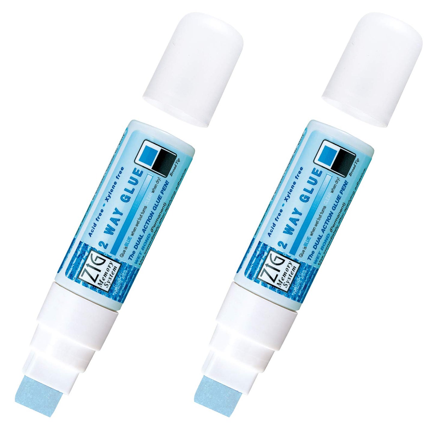 KURETAKE ZIG CORPORATION Zig 2-Way Glue Pen 2P, Jumbo Tip