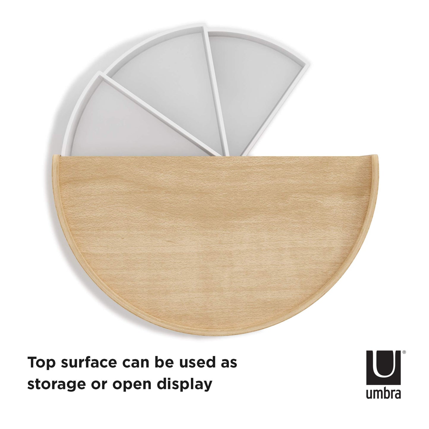 Umbra Moona Storage Box White/Natural