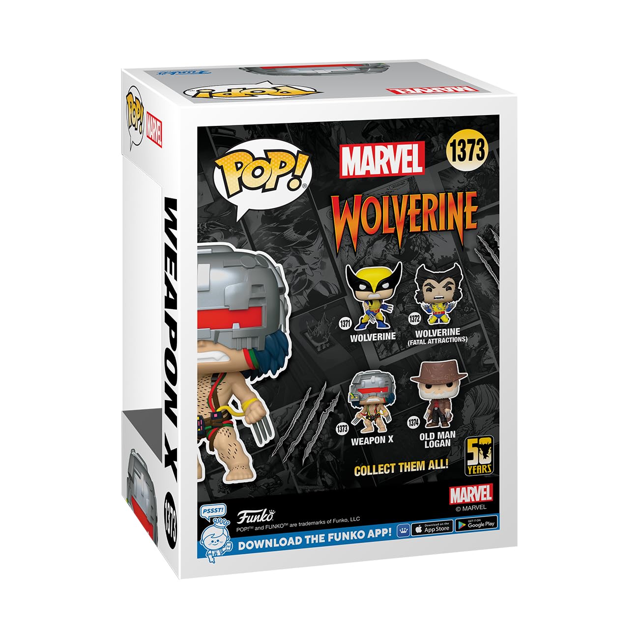 Funko POP! Marvel: Wolverine 50th - Ultimate Weapon X - X-Men - Collectable Vinyl Figure - Gift Idea - Official Merchandise - for Kids & Adults…