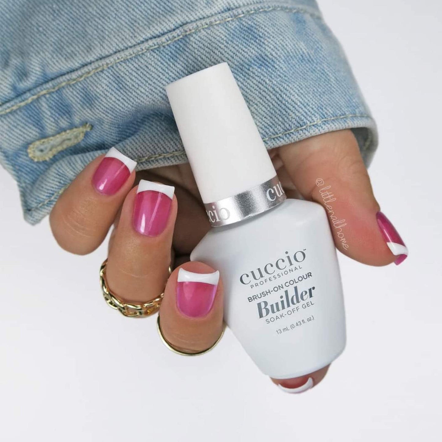 Cuccio Pro Brush-On Colour Builder Soak Off Gel - LED and UV Self-Leveling Lightweight Formula - Camouflages Re-Growth and Corrects Uneven Nail Beds Beauty & Personal Care Cuccio