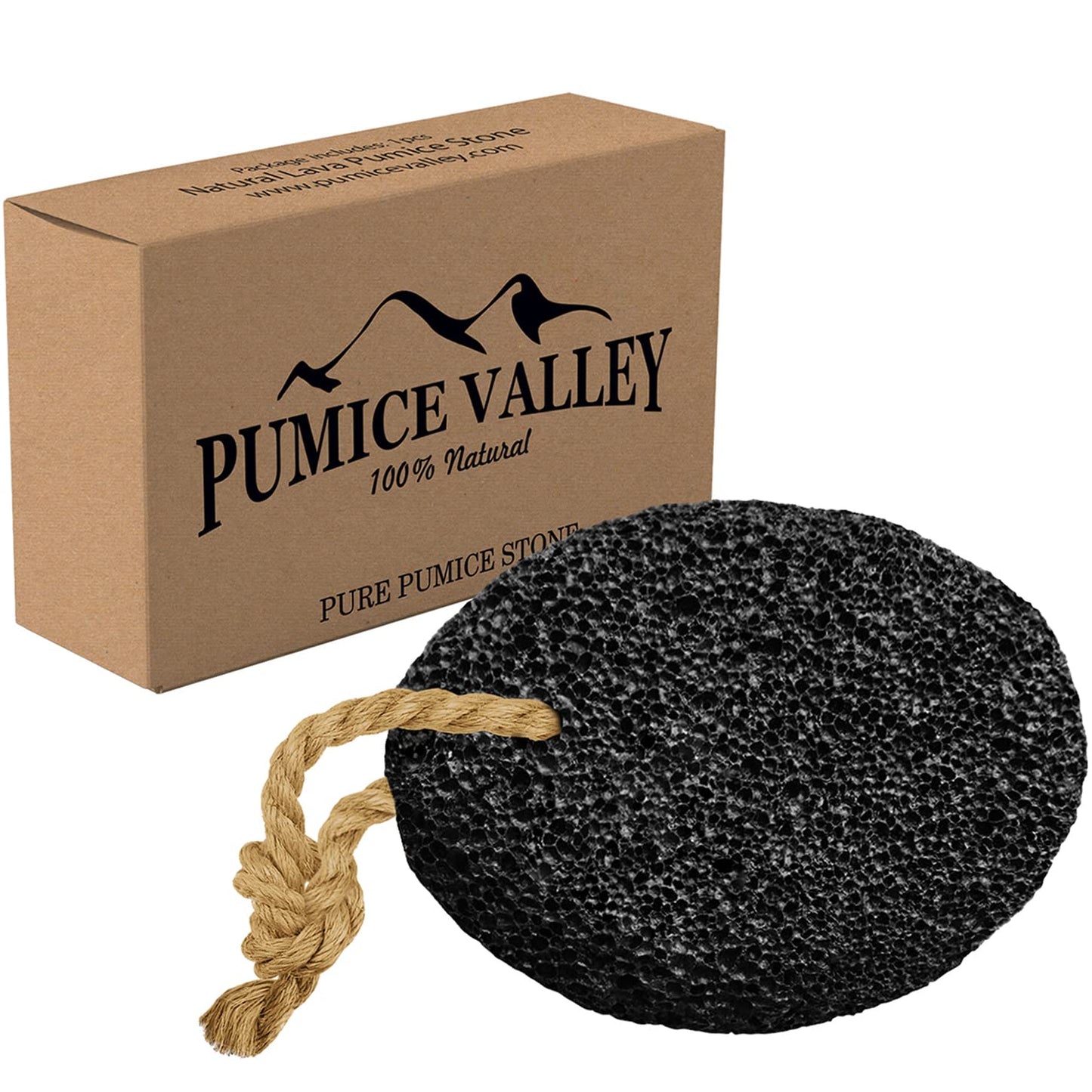 Pumice Stone - Natural Earth Lava Black - Callus/Corn Remover for Feet Heels and Palm - Pedicure Exfoliation Tool - Dry Dead Skin Scrubber - Health Beauty and Personal Care Pumice Valley Default Title