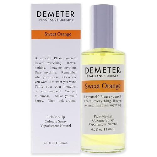 DEMETER Unisex Cologne Spray, Sweet Orange, 4 Ounce