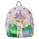 Loungefly Disney Tangled Rapunzel Swinging From Tower Mini Backpack