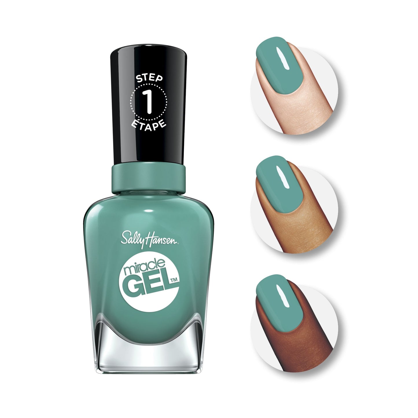 Sally Hansen Miracle Gel S-Teal The Show, .5 Oz, Pack Of 1 Beauty & Personal Care Sally Hansen