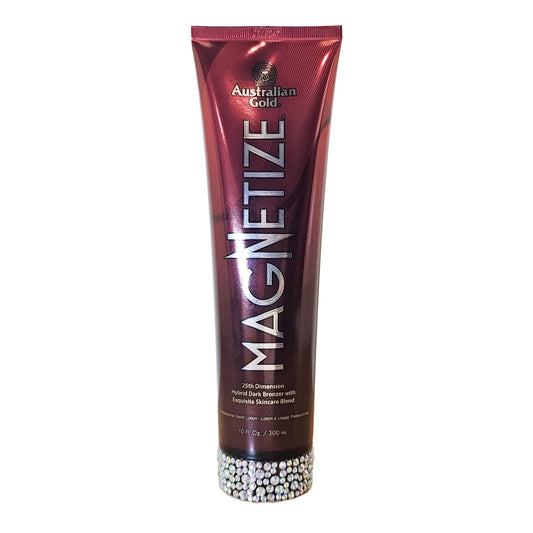 Australian Gold Magnetize 25th Dimension Hybrid Bronzer Tanning Lotion, 10 fl. oz, Red