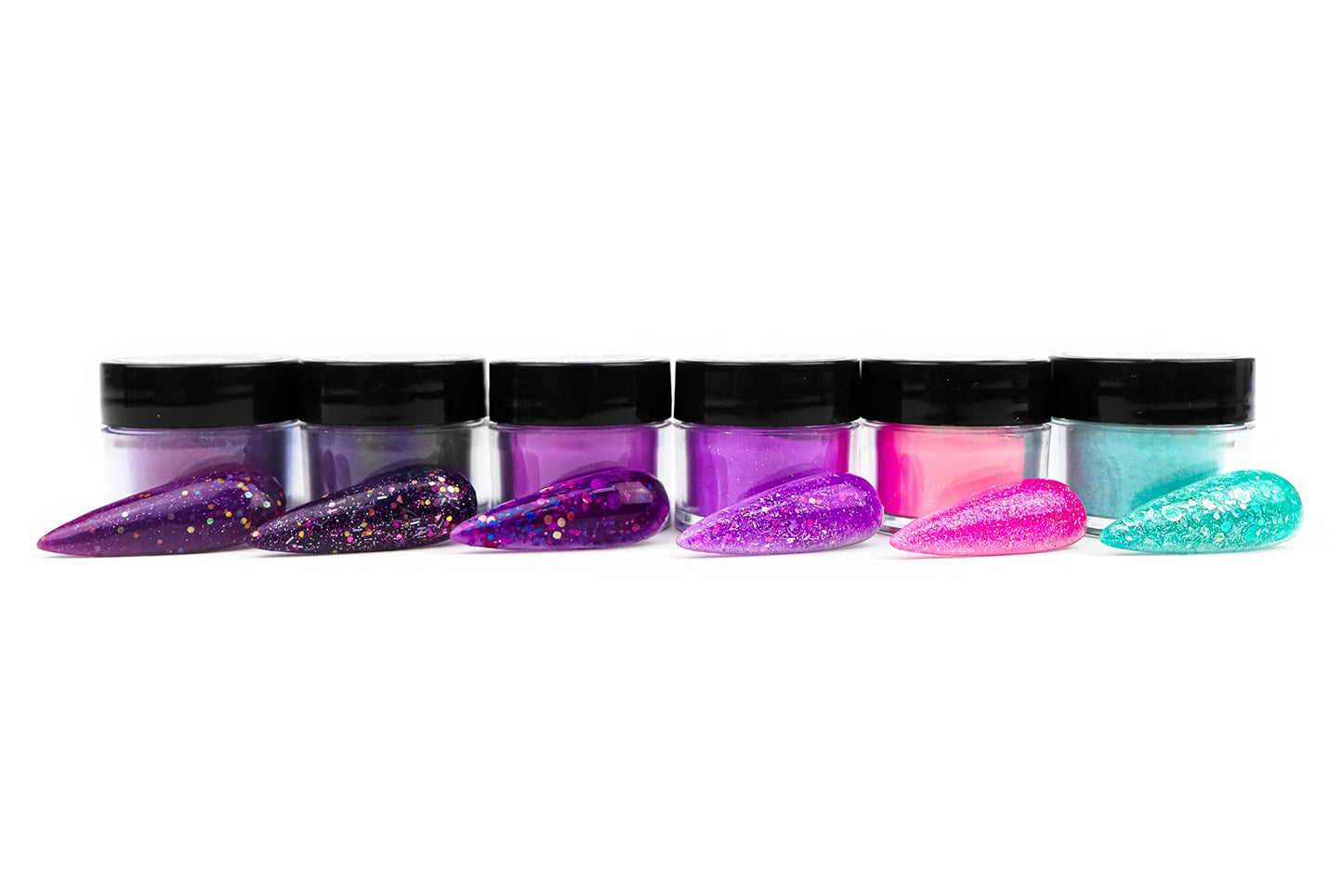 Mia Secret Nail Art LAS Vegas Acrylic Powder 6 Piece Beauty & Personal Care Mia Secret