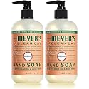 MRS. MEYER'S CLEAN DAY Hand Soap, Geranium, Made with Essential Oils, 12.5 oz- Pack of 2