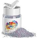 MARBLERS Holographic Glitter [Holo Fairy Powder] 1.5oz (42g) | Fine | Non-Toxic, Vegan, Cruelty-Free | Face, Body, Eyeshadow, Hair, Festival, Party