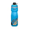 CamelBak Podium Dirt Series Chill Insulated Mountain Bike Squeeze Water Bottle Blue/Orange, 21oz