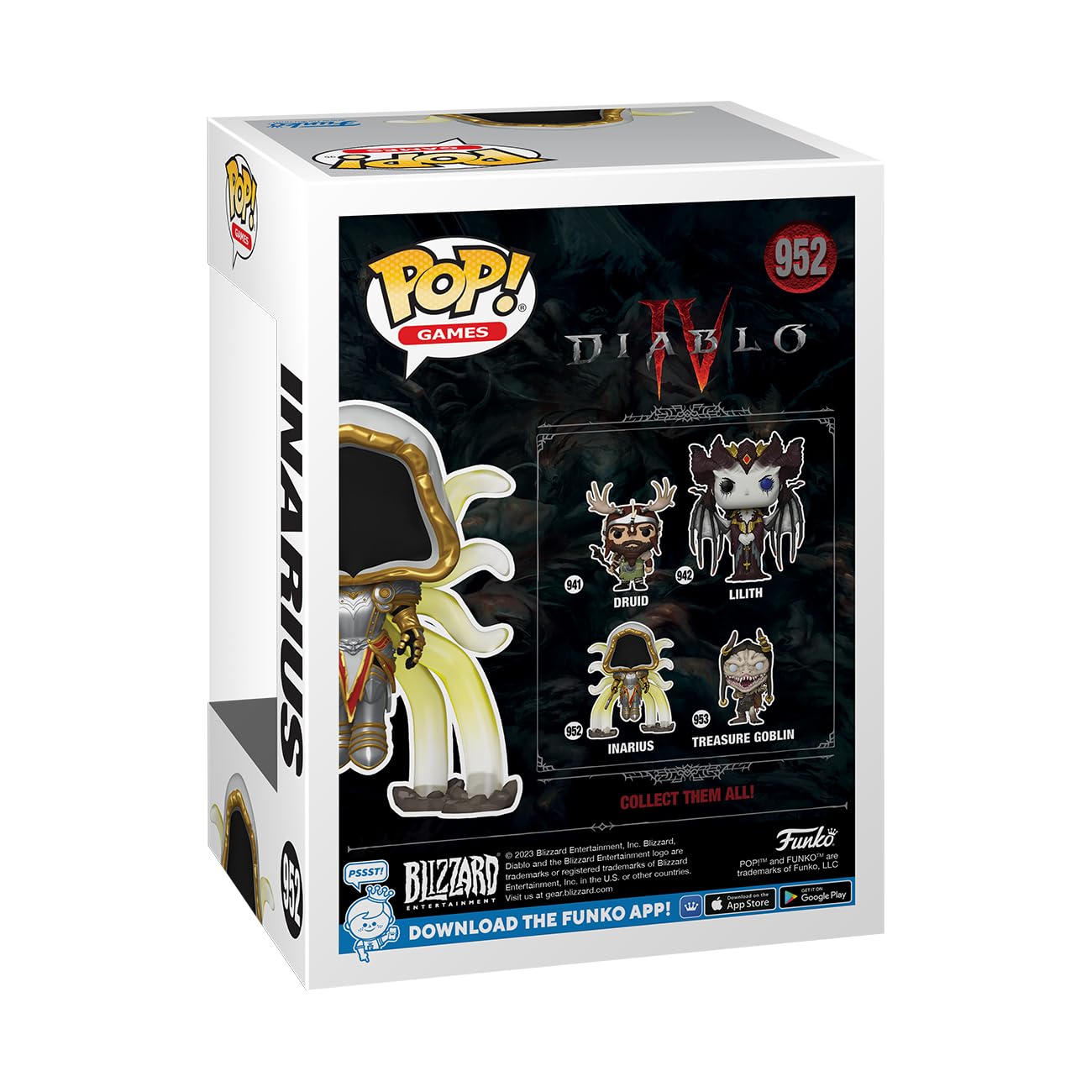 Funko POP! Games: Diablo 4- Inarius - Collectable Vinyl Figure - Gift Idea - Official Merchandise - for Kids & Adults - Video Games Fans - Model…