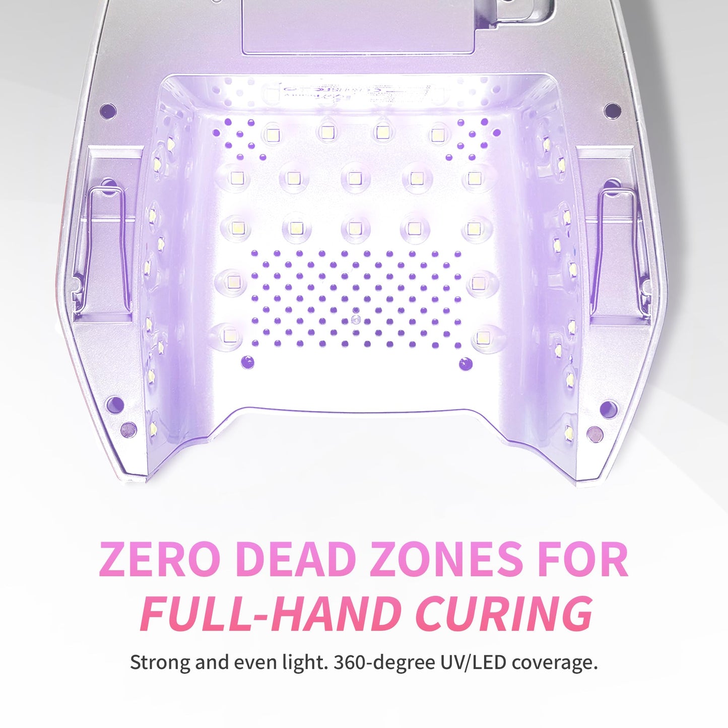 iGel Beauty Hybrid PRO 2.0 UV/LED Nail Lamp - 48W Wireless Rechargeable Nail Dryer, Full Hand Curing, Smart Motion Sensor, Removable Tray, Cordless Beauty & Personal Care iGel Beauty