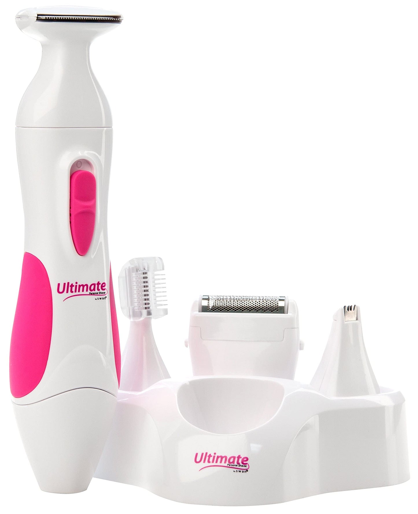 The Ultimate Personal Shaver Kit (Pink and White) Beauty and Personal Care swan