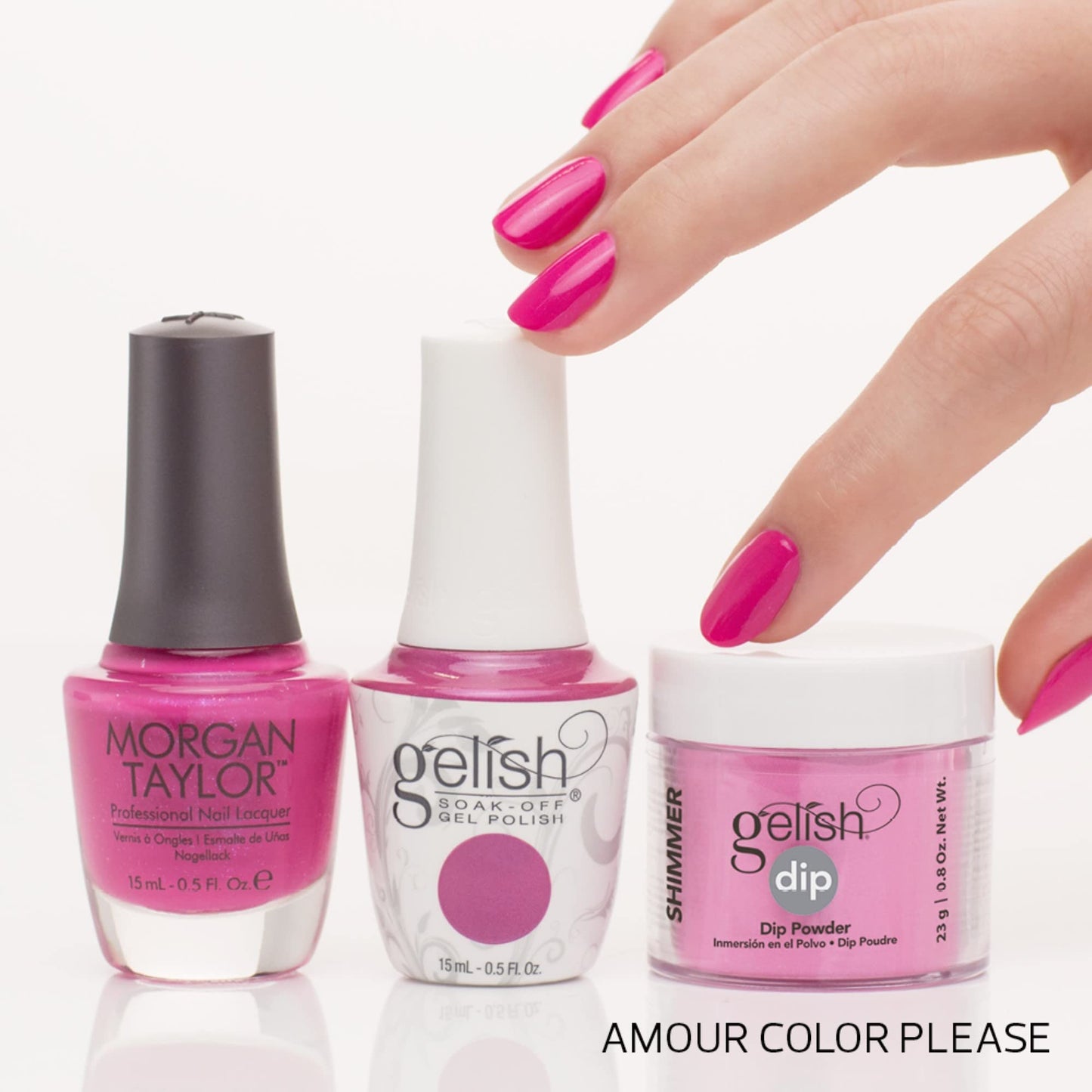 Morgan Taylor Nail Lacquer (Amour Color Please) Bright Purple Professional Lacquer, Vibrant, Chip-Resistant, Fast-Drying, Long-Lasting, High-Shine Beauty & Personal Care Morgan Taylor