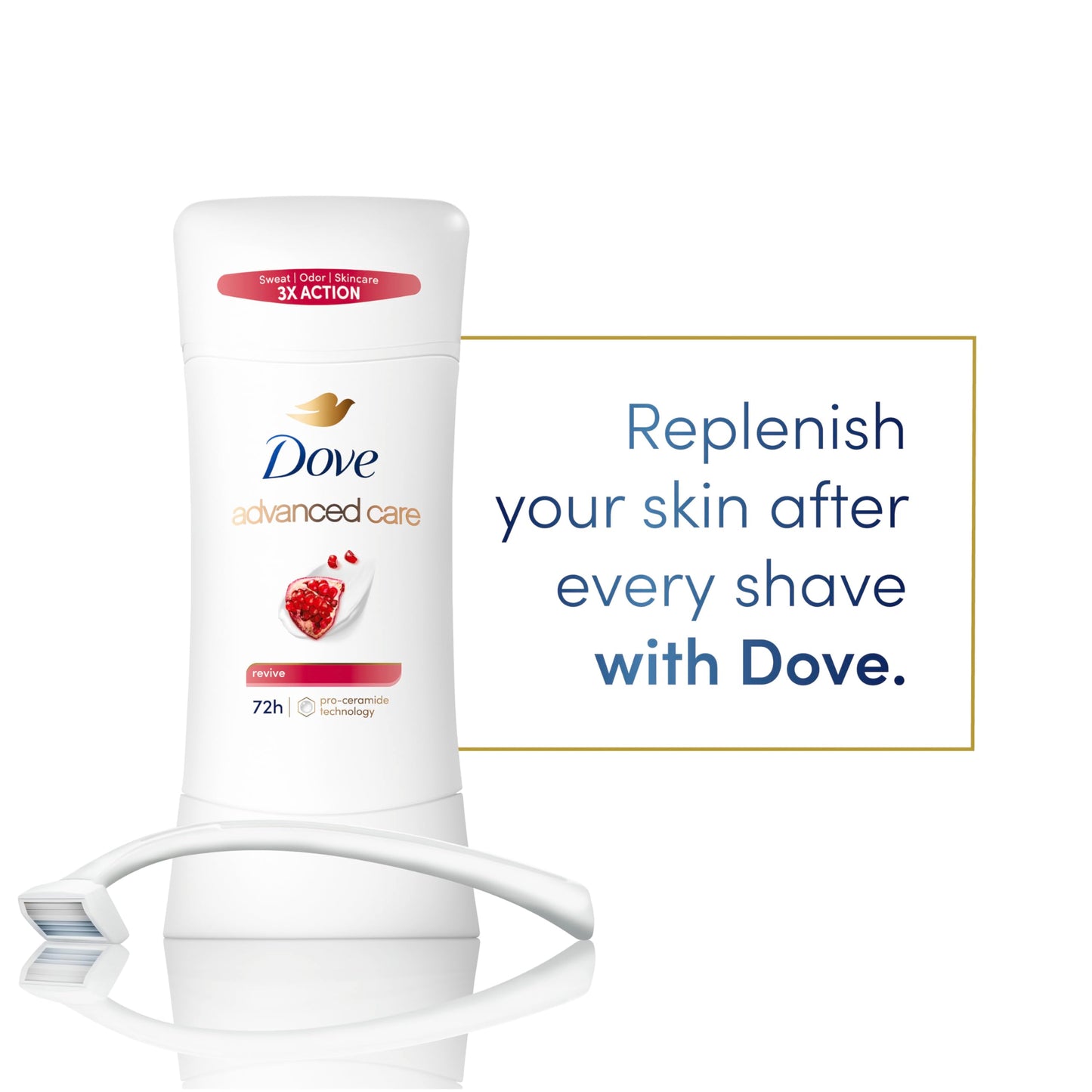 Dove Deodorant Adv Care Anti-Perspirant Revive, 2.6 Ounce (Pack of 6) Beauty and Personal Care Dove