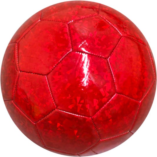 PLAYPRO Metallic Training Soccer Ball (Red, 5)