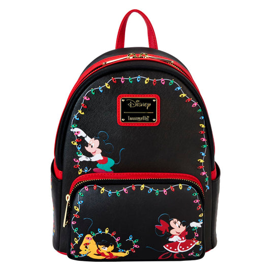Loungefly Disney Mickey's Light Up Decorations Mini Backpack