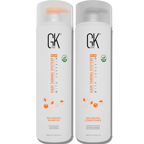 GK HAIR - Balancing Shampoo and Conditioner Set for Oily Hair, Clarifying & Refreshing Formula with Gentle Fragrance, Sulfate-Free, 72-Hour Freshness