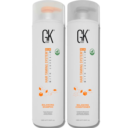 GK HAIR - Balancing Shampoo and Conditioner Set for Oily Hair, Clarifying & Refreshing Formula with Gentle Fragrance, Sulfate-Free, 72-Hour Freshness