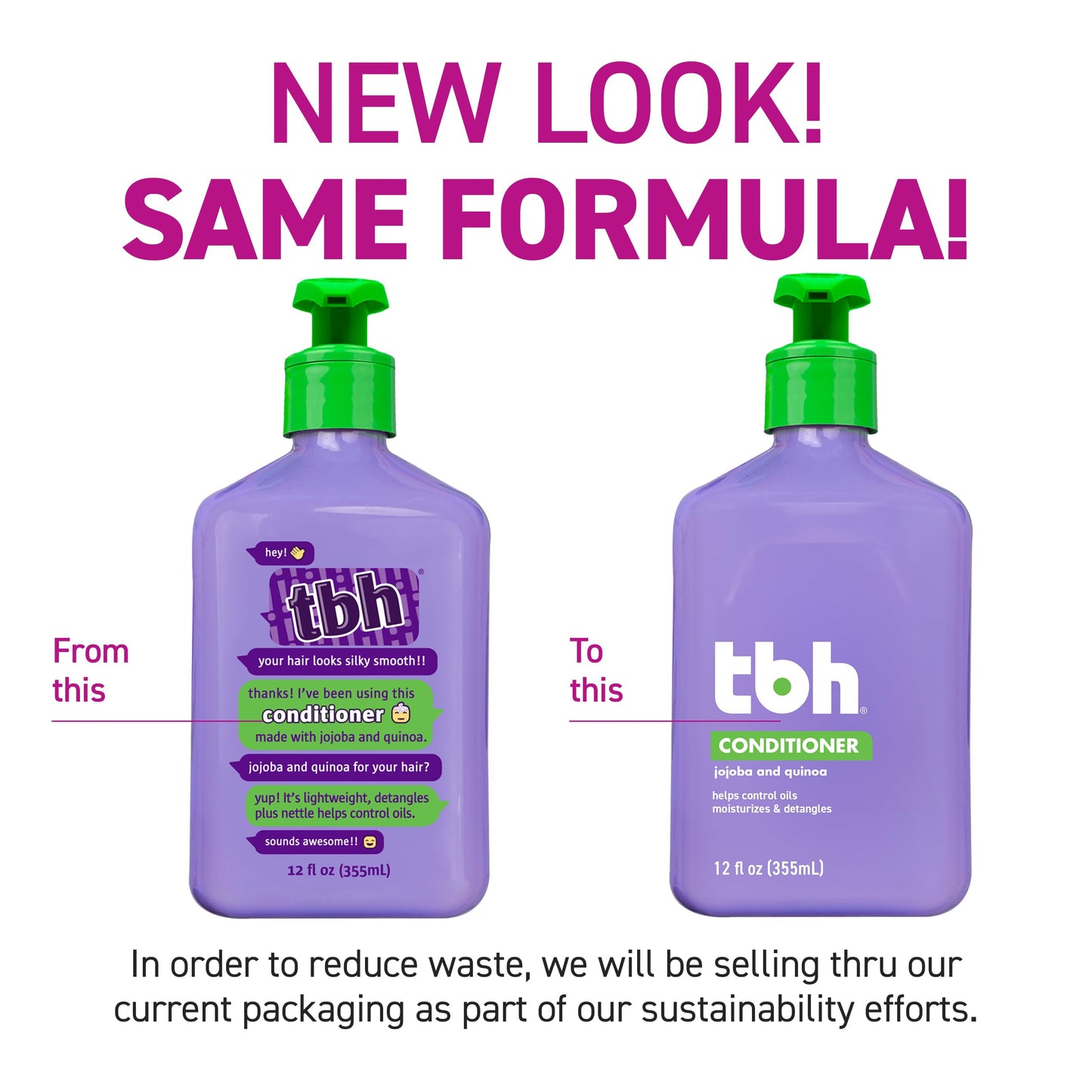 TBH Kids & Teen Hair and Body Care Set - Shampoo, Conditioner & Body Wash with Natural Ingredients - Sulfate & Paraben Free - Gentle for All Hair