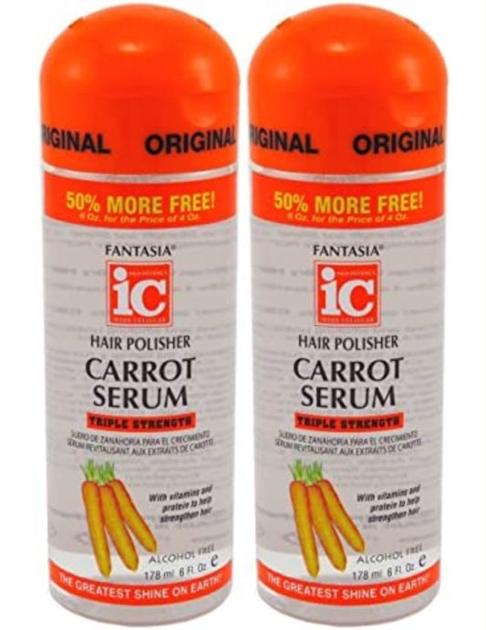 Fantasia Serum 6 Ounce Carrot Hair Polisher (178ml) (2 Pack)