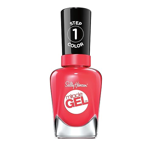 Sally Hansen Miracle Gel Nail Polish, Shade Redgy 419 (Packaging May Vary) Beauty & Personal Care Sally Hansen