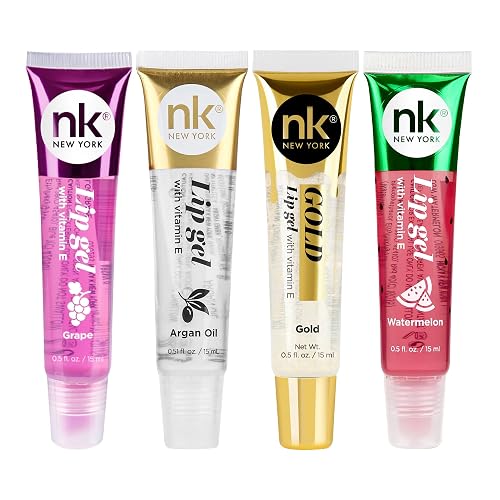 NICKA K NEW YORK Lip Gel, Hydrating, Lightweight, Glides on Effortlessly, Non Sticky Finish Lip Gel Colors