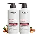 ALFHEIM Argan+ Repairing Shampoo & Conditioner Set for Dry, Damaged & Frizzy Hair with Argan Oil, Keratin, Oat Protein - Deep Repair, Moisture & Shine