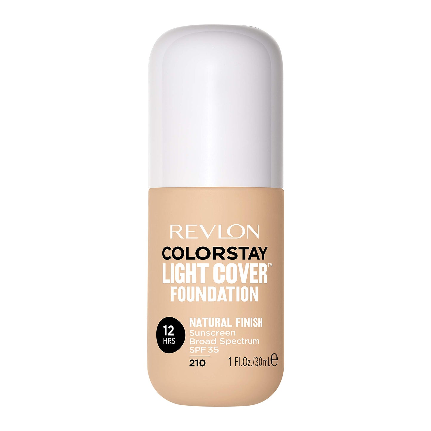 Revlon ColorStay Light Cover Liquid Foundation, Hydrating Longwear Weightless Makeup with SPF 35, Light-Medium Coverage for Blemish, Dark Spots
