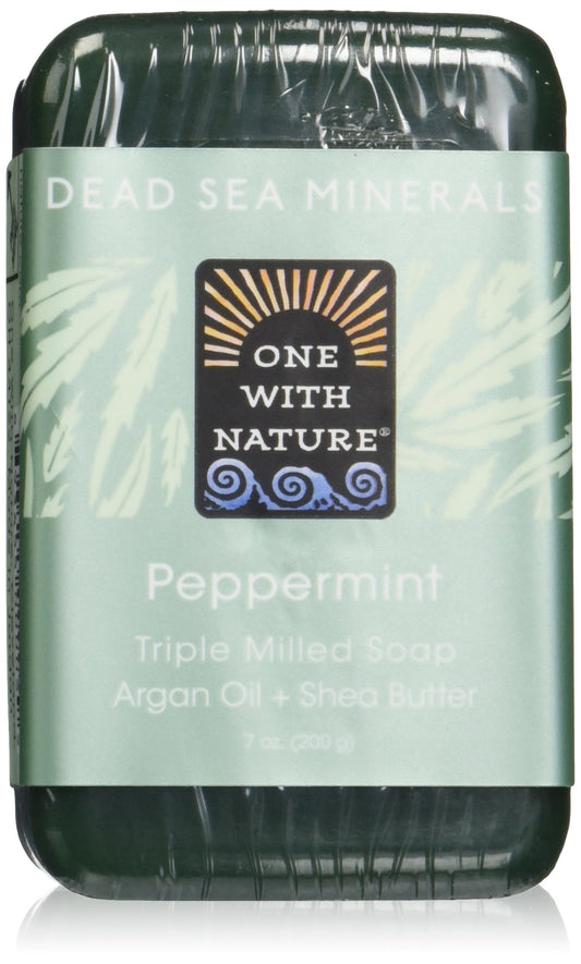 One With Nature Soap, Peppermint, 7 Ounce (Pack of 36) Beauty & Personal Care One With Nature