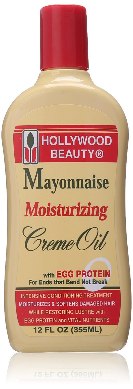 Hollywood Beauty Mayo Cream Moisturizer, 12 Oz