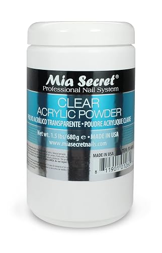 Mia Secret Clear Acrylic Powder (24oz) Beauty & Personal Care Mia Secret