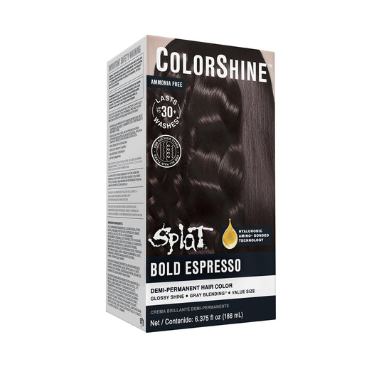 Splat ColorShine Demi-Permanent Hair Color, Bold Espresso