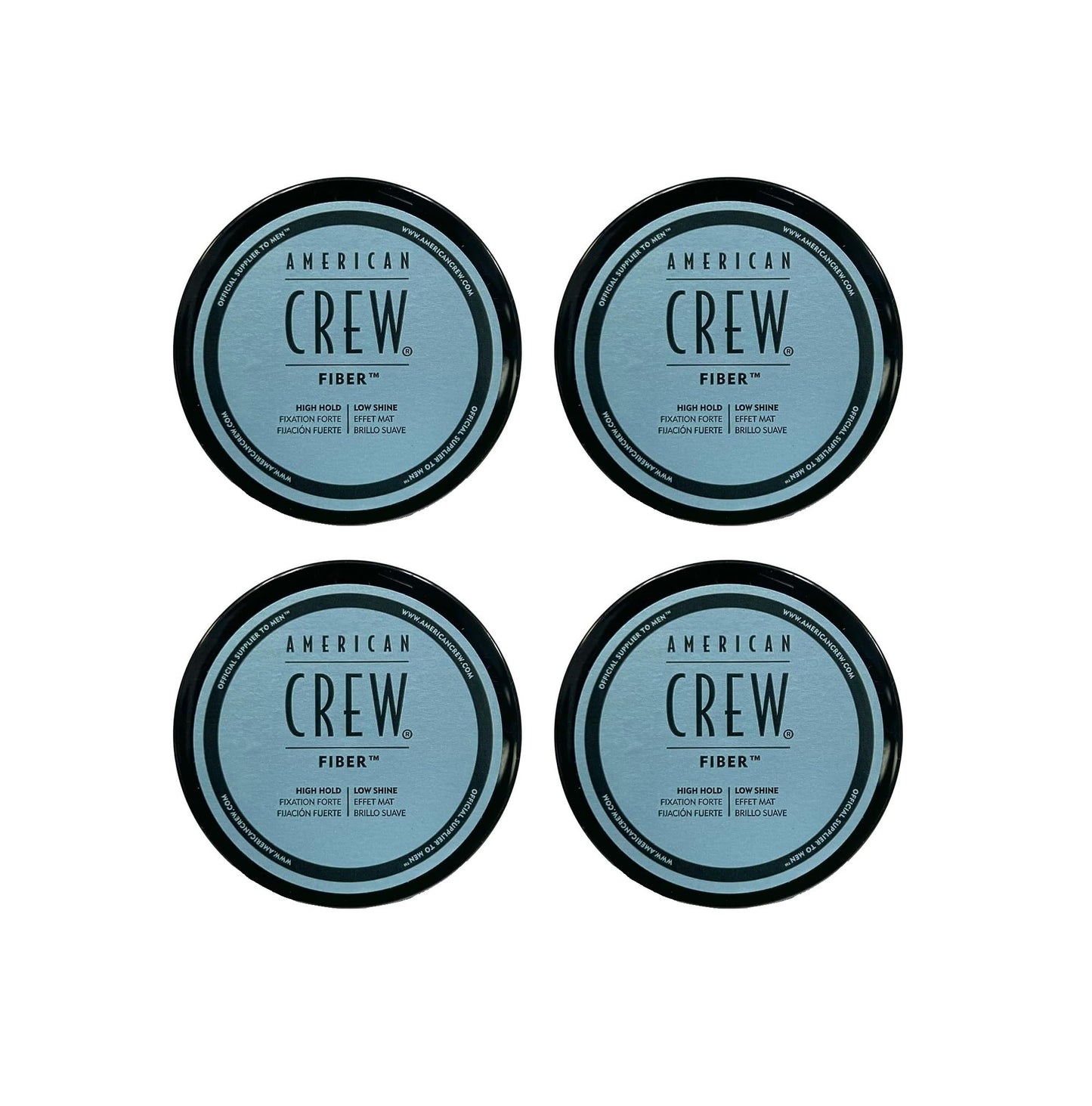 American Crew Fiber for Hold & Shine 1.75 oz (Pack of 4)
