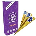 Ready to Use Hair Dye Cones - Dark Brown Henna Paste for Spot Coloring, Nourishment, Healthy Hair and Freckles (25 Grams, 3 Pack)