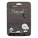 Celavi Essence Facial Mask Paper Sheet Korea Skin Care Moisturizing 12 Pack (Charcoal)